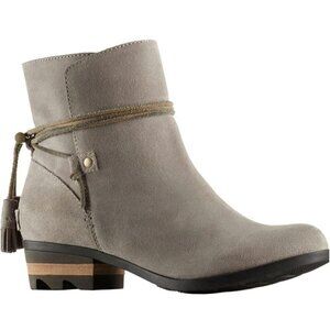 Sorel Farah Short Boot in Kettle Ankle Suede Heeled NL2682-005 Women's Size 6